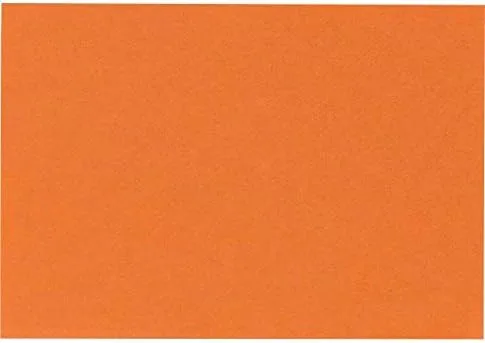 LUX Mini Flat Cards, #17, 2 9/16in x 3 9/16in, Mandarin Orange, Pack Of 50