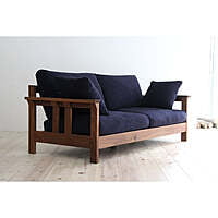 Smith Sofa In Dark Blue Color - Three Seater Smith Sofa In Dark Blue Color - Three Seater