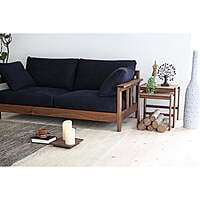 Smith Sofa In Dark Blue Color - Three Seater Smith Sofa In Dark Blue Color - Three Seater