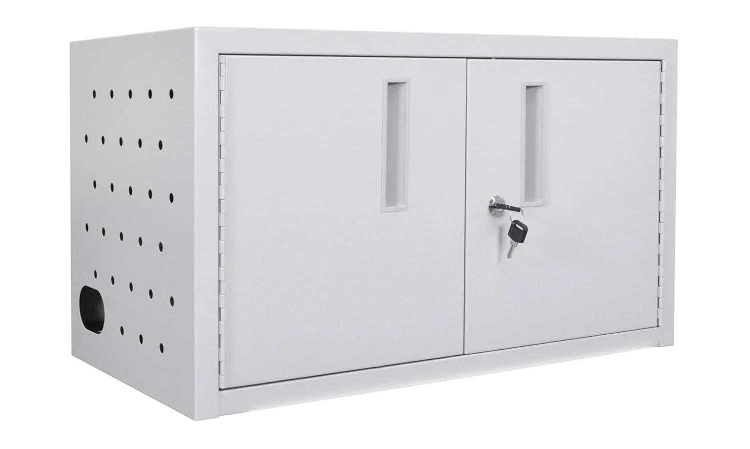 Luxor 16 Tablet Wall/Desk Charging Box, 14 1/2inH x 25inW x 13inD, Gray