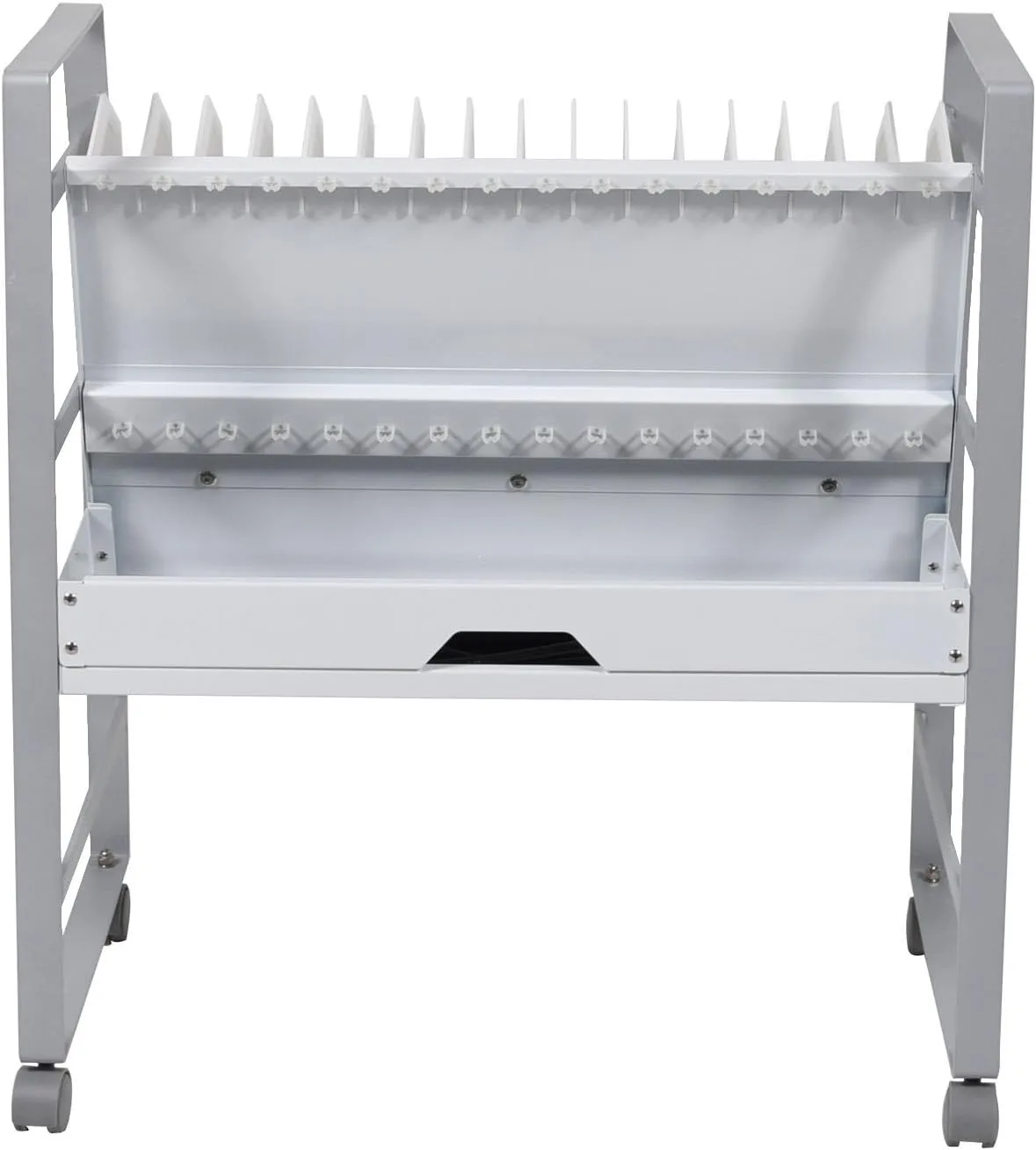 LUXOR 16-Tablet / Chromebook Open Charging Cart, Easily Accessible, UL and cUL Listed 125V/15A Power Strip (LOTM16)