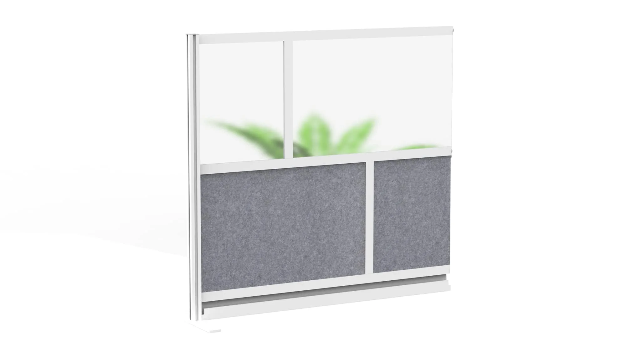 Luxor Modular Room Divider Wall System Add-On Wall