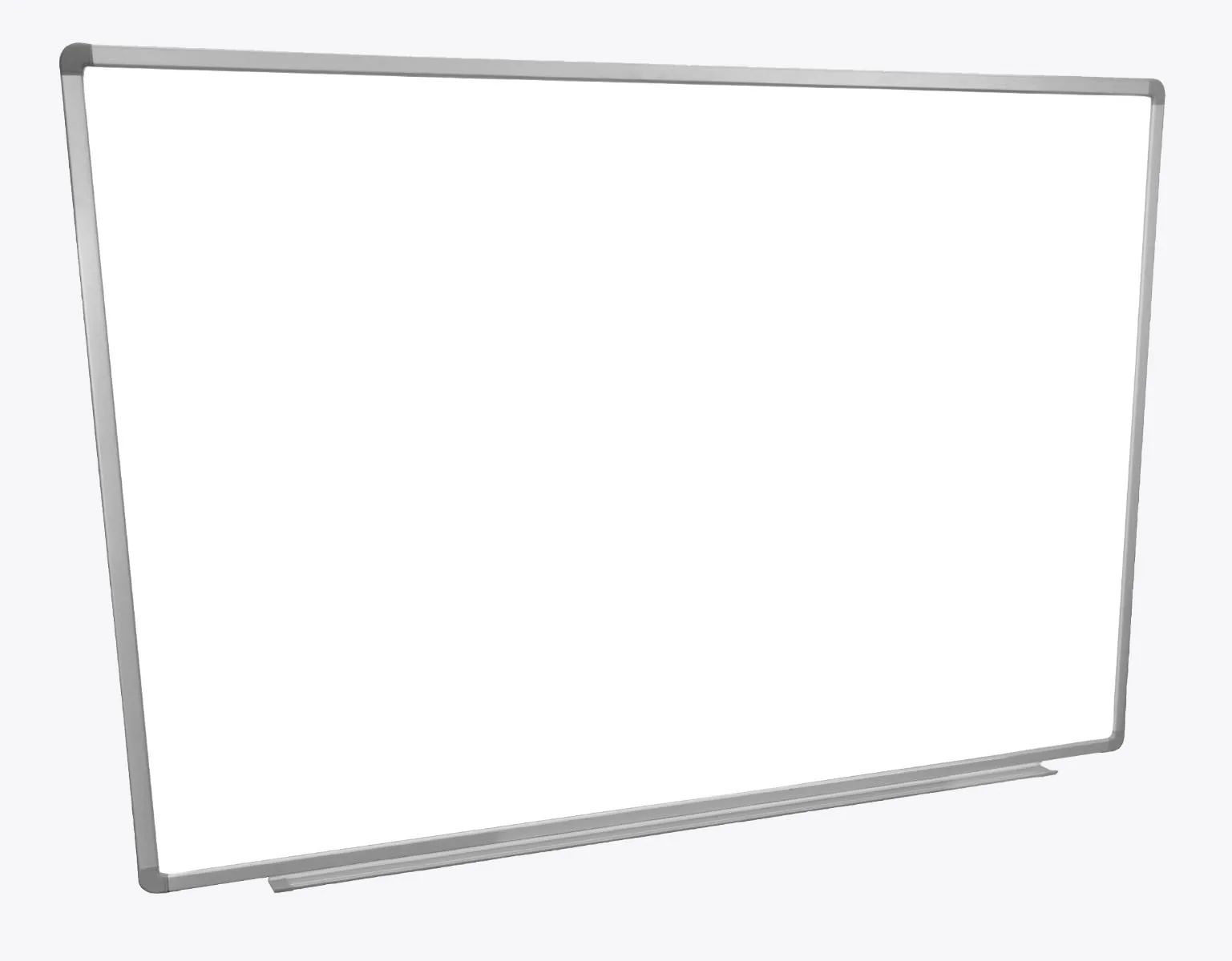 LUXOR WB6040W 60"W x 40"H Wall-Mounted Magnetic Whiteboard, Includes Mounting Brackets and Hardware