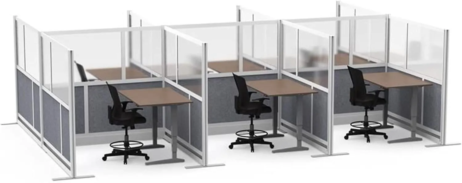 Luxor Modular Room Divider Wall System Add-On Wall