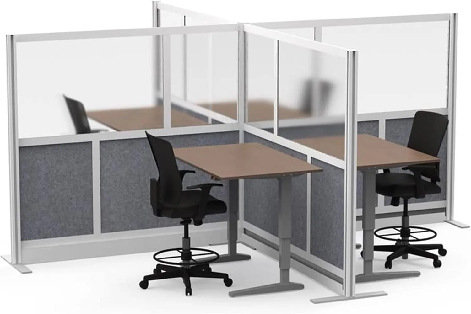 Luxor Modular Room Divider Wall System Add-On Wall