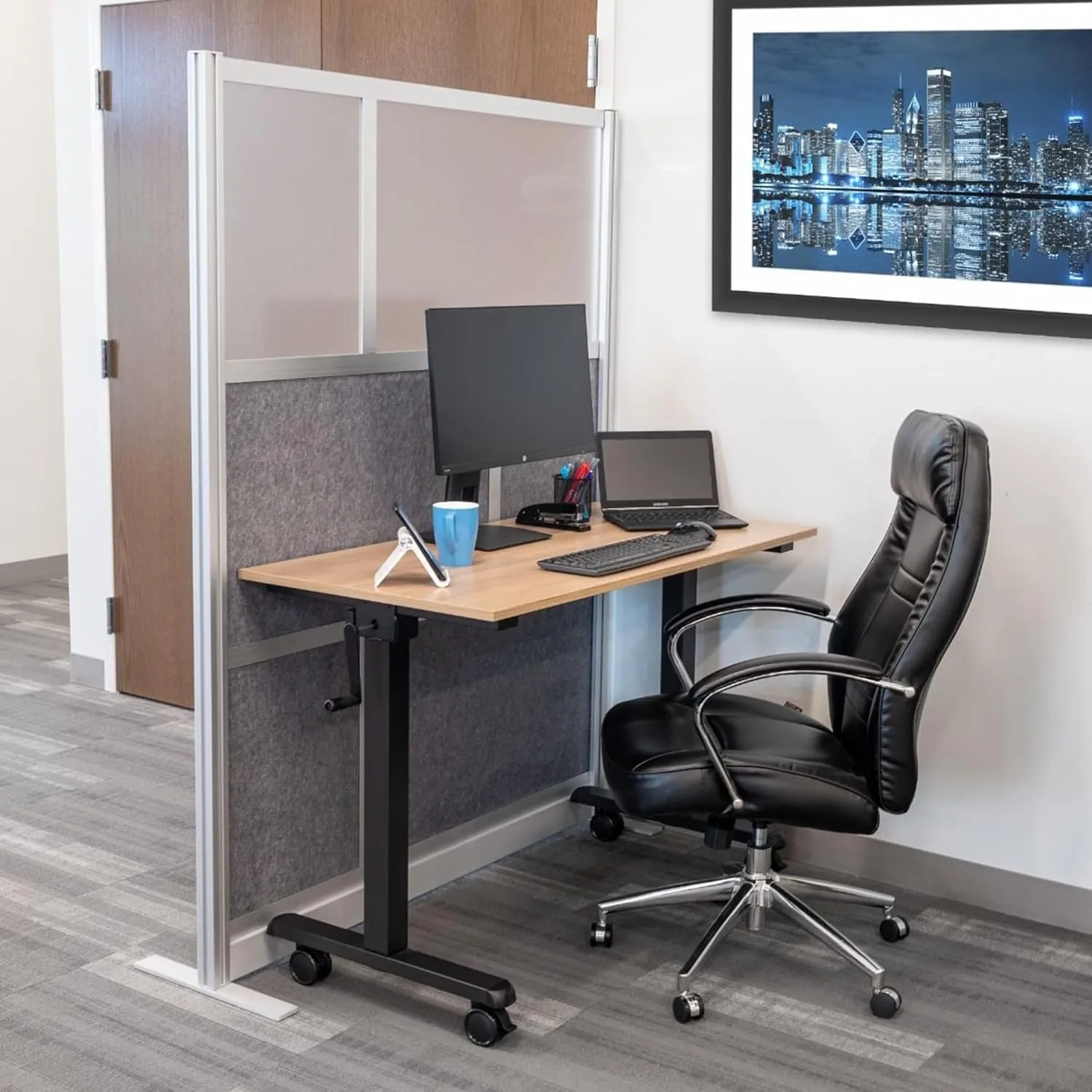LUXOR Modular Room Divider Wall System Starter Wall
