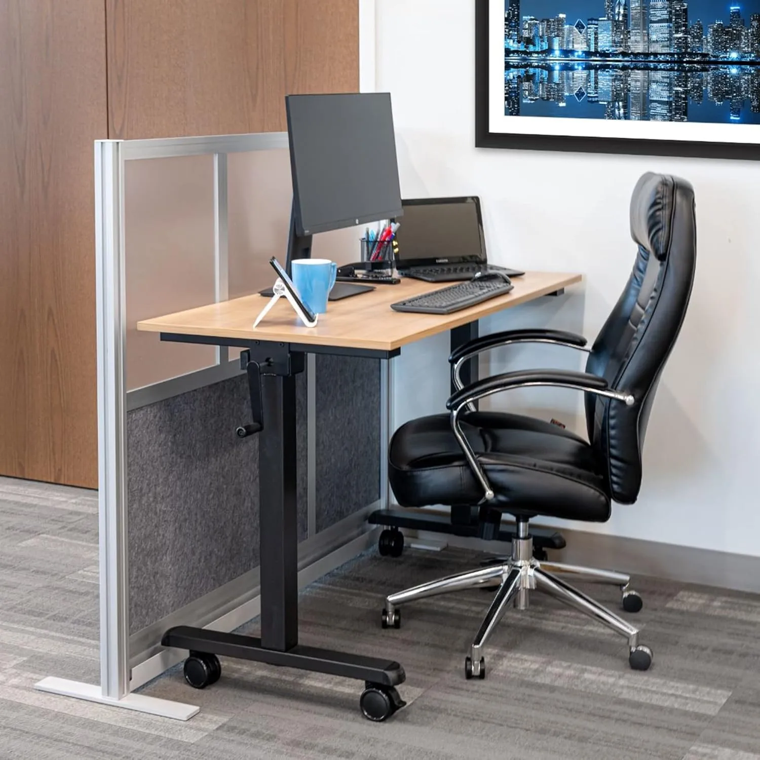 LUXOR Modular Room Divider Wall System Starter Wall