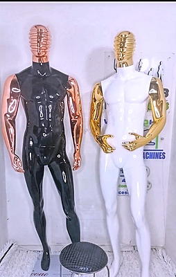 Two Tone Razor Face Full Fibreglass Male Mannequin