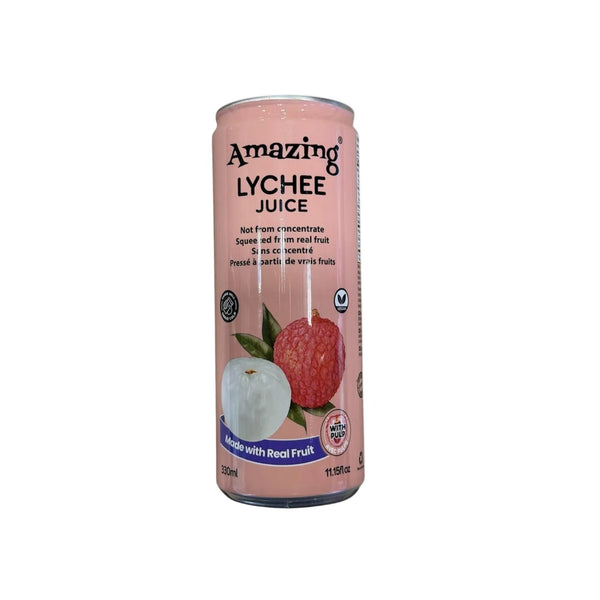 Amazing Juice Lychee 330ml [24 can/pack]