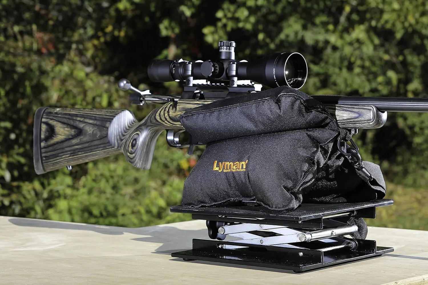 Lyman Bag Jack Shooting Bag Lift, Black