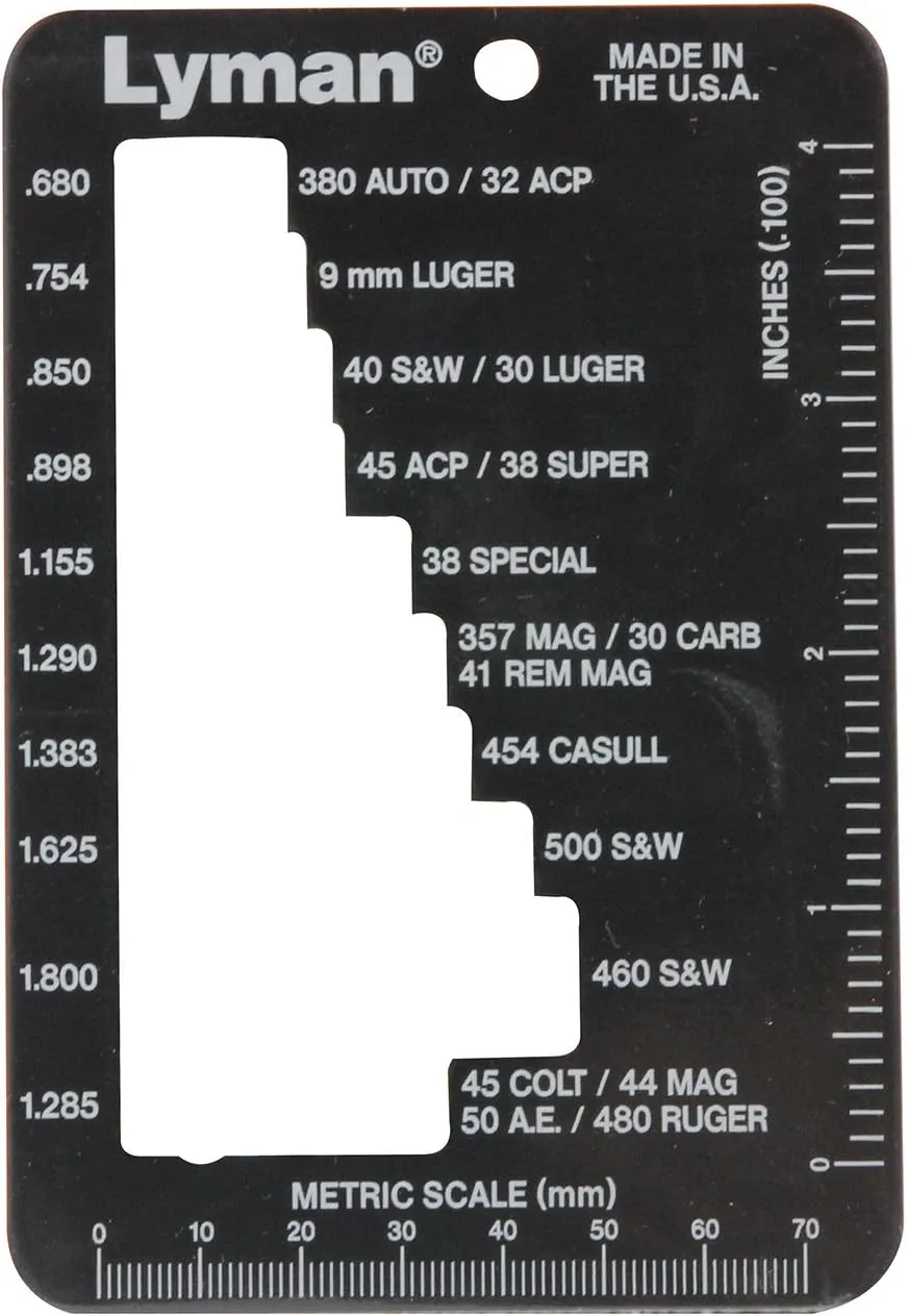 Lyman E-Zee Case Gauge Pistol and Revolver