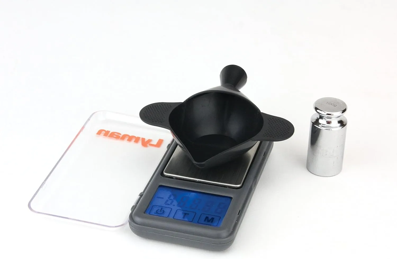 Lyman Pocket Touch 1500 Scale Kit with Powder Pal Funnel Pan & Handy Powder Scoop One Size