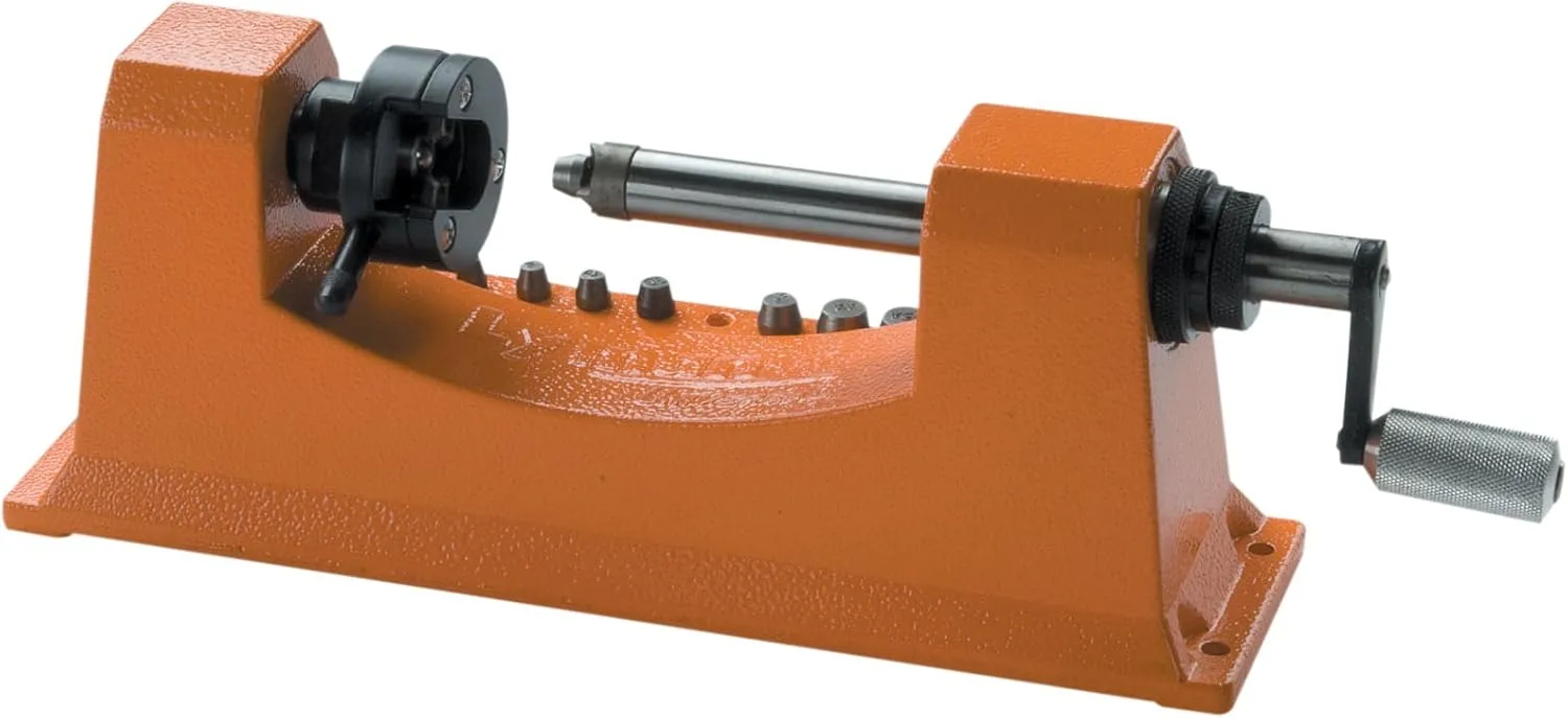 Lyman Universal Trimmer with 9 Pilot Multi-Pack Trims .17 Cal to .458 Cal Orange