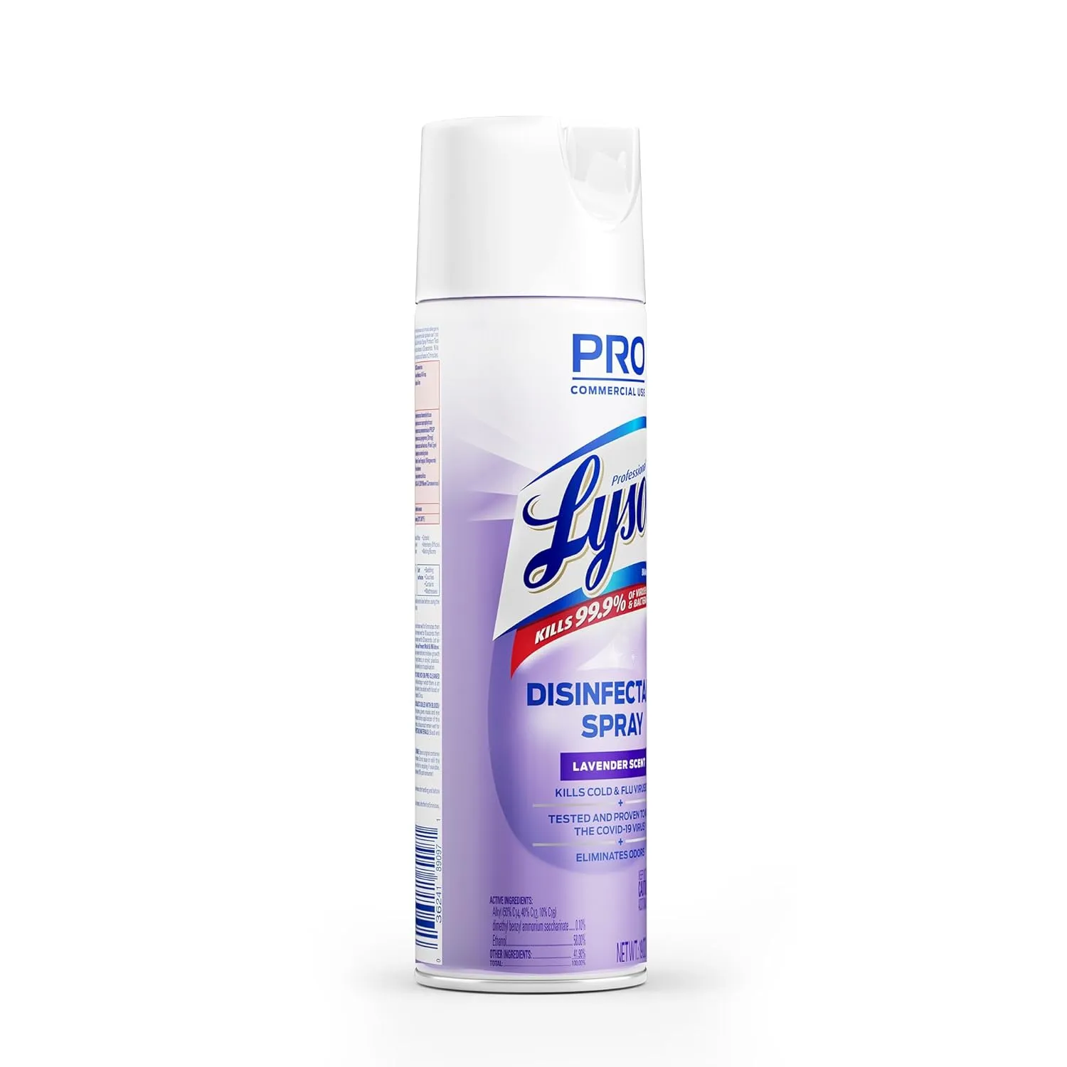 Professional Lysol, RAC89097, Lavender Disinfectant Spray, 1 Each, Clear