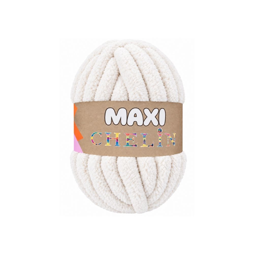 Lana Maxi Chelín Blanco M001 Paquete x 2 Ovillos x 250 Gramos