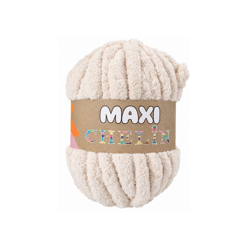 Lana Maxi Chelín Beige M002 Paquete x 2 Ovillos x 250G