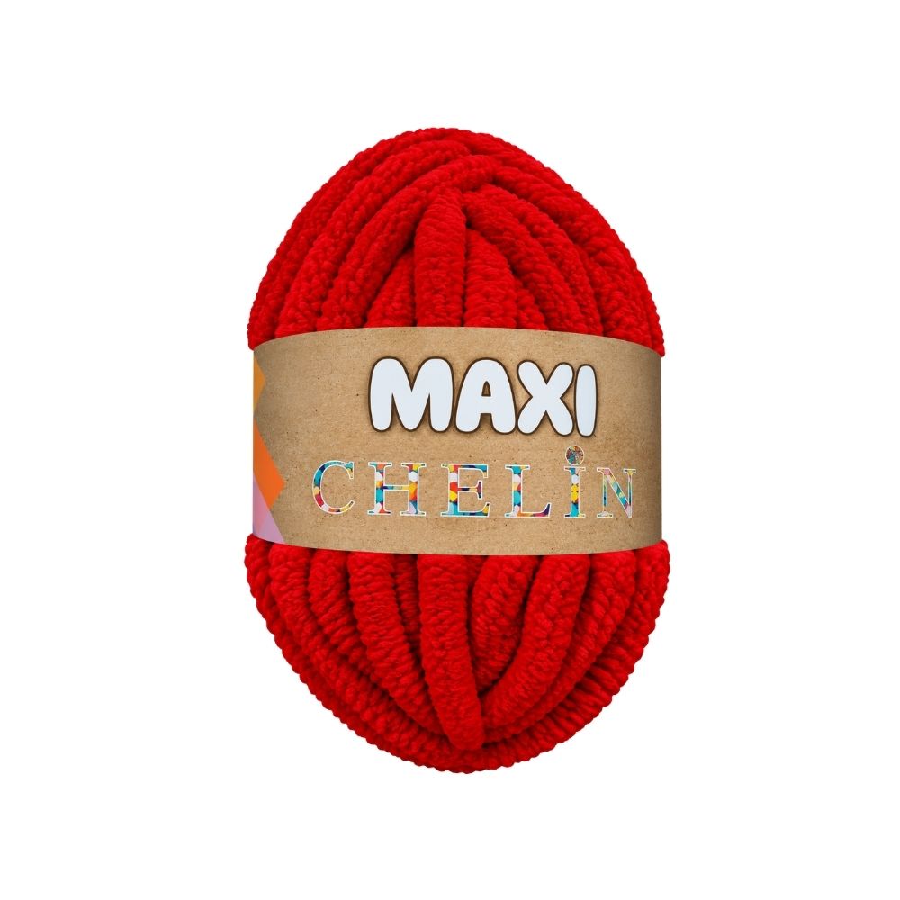 Lana Maxi Chelín Rojo M006 Paquete x 2 Ovillos x 250G Lana Maxi Chelín Rojo M006 Paquete x 2 Ovillos x 250G