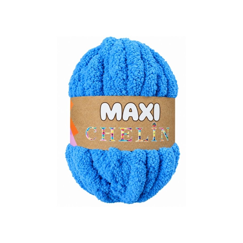 Lana Maxi Chelín Azul M010 Paquete x 2 Ovillos x 250G