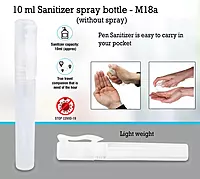 10 ml Sanitizer spray bottle