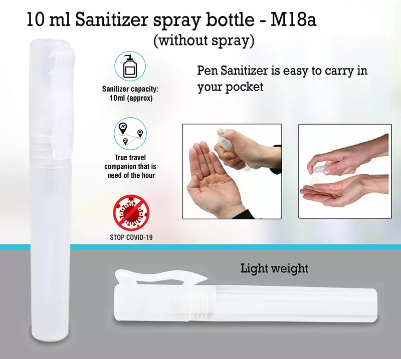 10 ml Sanitizer spray bottle