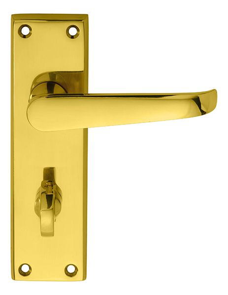 Carlisle Brass Victorian Lever on Backplate Handles