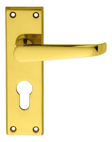 Carlisle Brass Victorian Lever on Backplate Handles