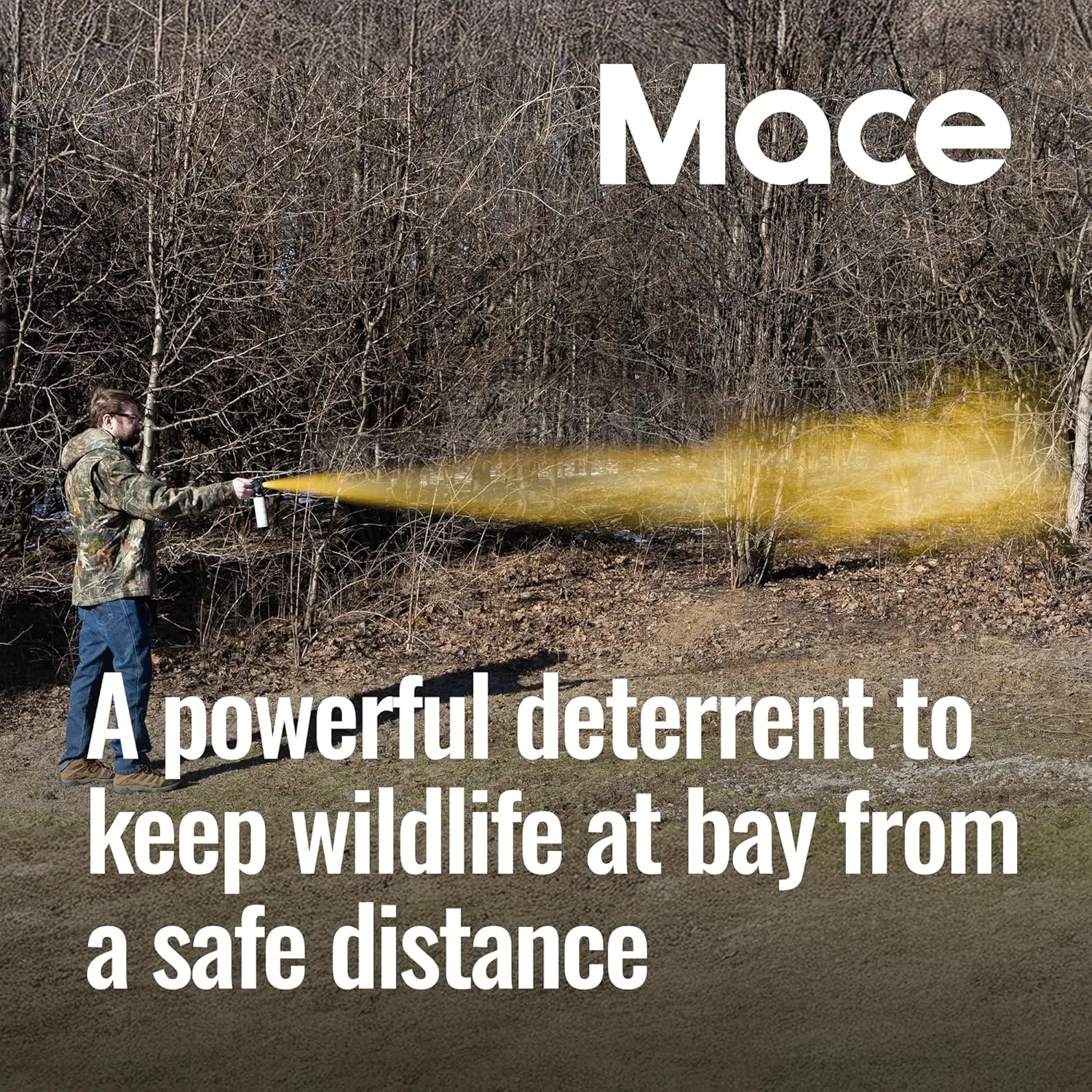 Mace Brand Guard Alaska Bear Deterrent Self Defense Spray, 9.17 oz, 20 Feet Range, Max Strength 20% OC Wildlife Safe Formula