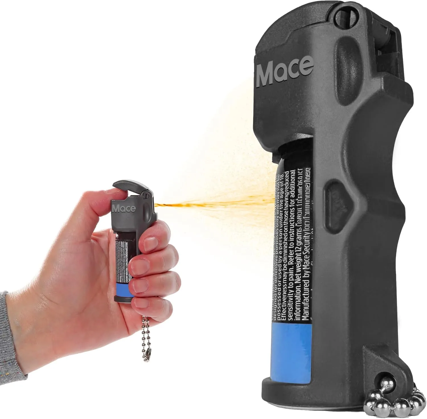 Mace Brand Triple Action Pocket Model Pepper Spray, Black, Normal