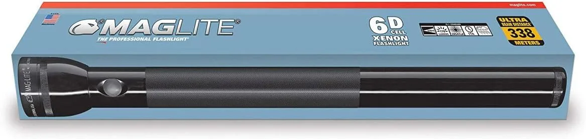 MAGLITE Heavy-Duty 6-D Cell Aluminum Flashlight