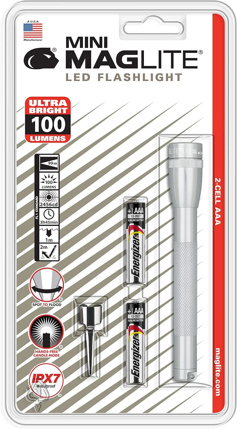 MAGLITE Mini LED 2-Cell AAA Flashlight