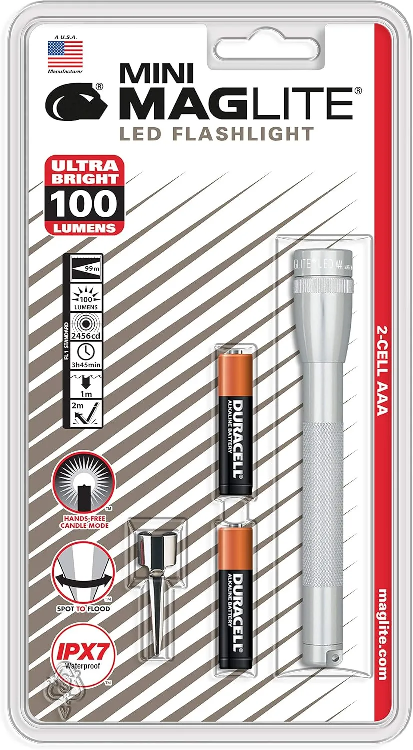 MAGLITE Mini LED 2-Cell AAA Flashlight