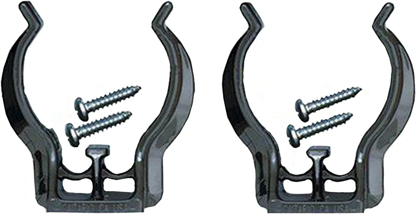 Maglite Black Universal Mounting Brackets for D-Cell Flashlight, 2 pk