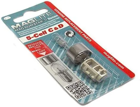 MAGLITE Mag-Num Star II Xenon Replacement Lamp for C & D Cell Flashlights
