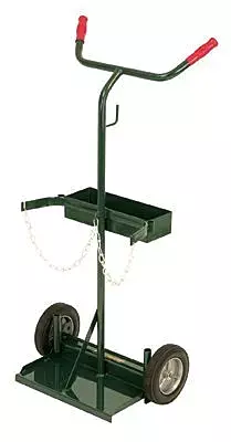 Series 140 Trucks, Holds 7 1/2-9 Cylinders, 8 in Semi-Pneumatic, B.B. Wheels