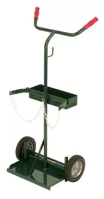Series 140 Trucks, Holds 7 1/2-9 Cylinders, 8 in Semi-Pneumatic, B.B. Wheels