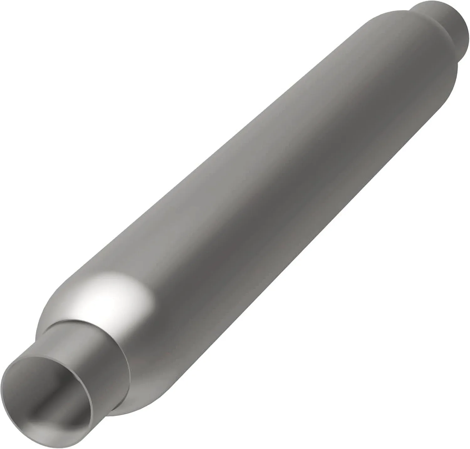 MagnaFlow Glasspack Performance Exhaust Muffler 18146: 2.5"/2.5" Inlet/Outlet, 4x4x26" Round