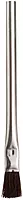 Magnolia Brush 2-A Tin Handle Acid Brush, Stiff Horsehair Bristles, 3/4" Trim, 1/2" Diameter x 6" Length, Black (Case of 12)