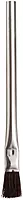 Magnolia Brush 2-A Tin Handle Acid Brush, Stiff Horsehair Bristles, 3/4" Trim, 1/2" Diameter x 6" Length, Black (Case of 12)