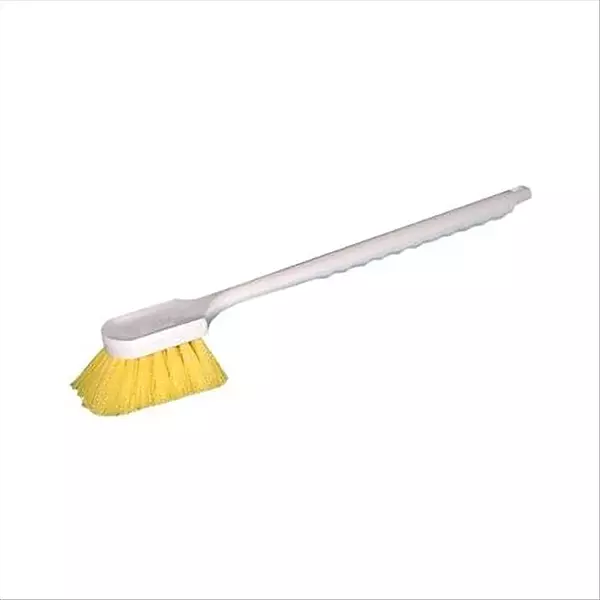 Magnolia Brush 73N 20-Inch White Nylon Utility Brush with Long Handle (Pack of 12)