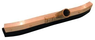 30" Curved Neoprene Floor Squeegee (Requires Tapered Handle)