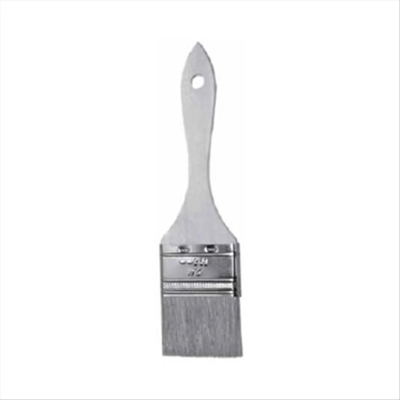 Magnolia Brush Low Cost Paint or Chip Brush with Sanded Handle, 4" Width, White (Case of 12)