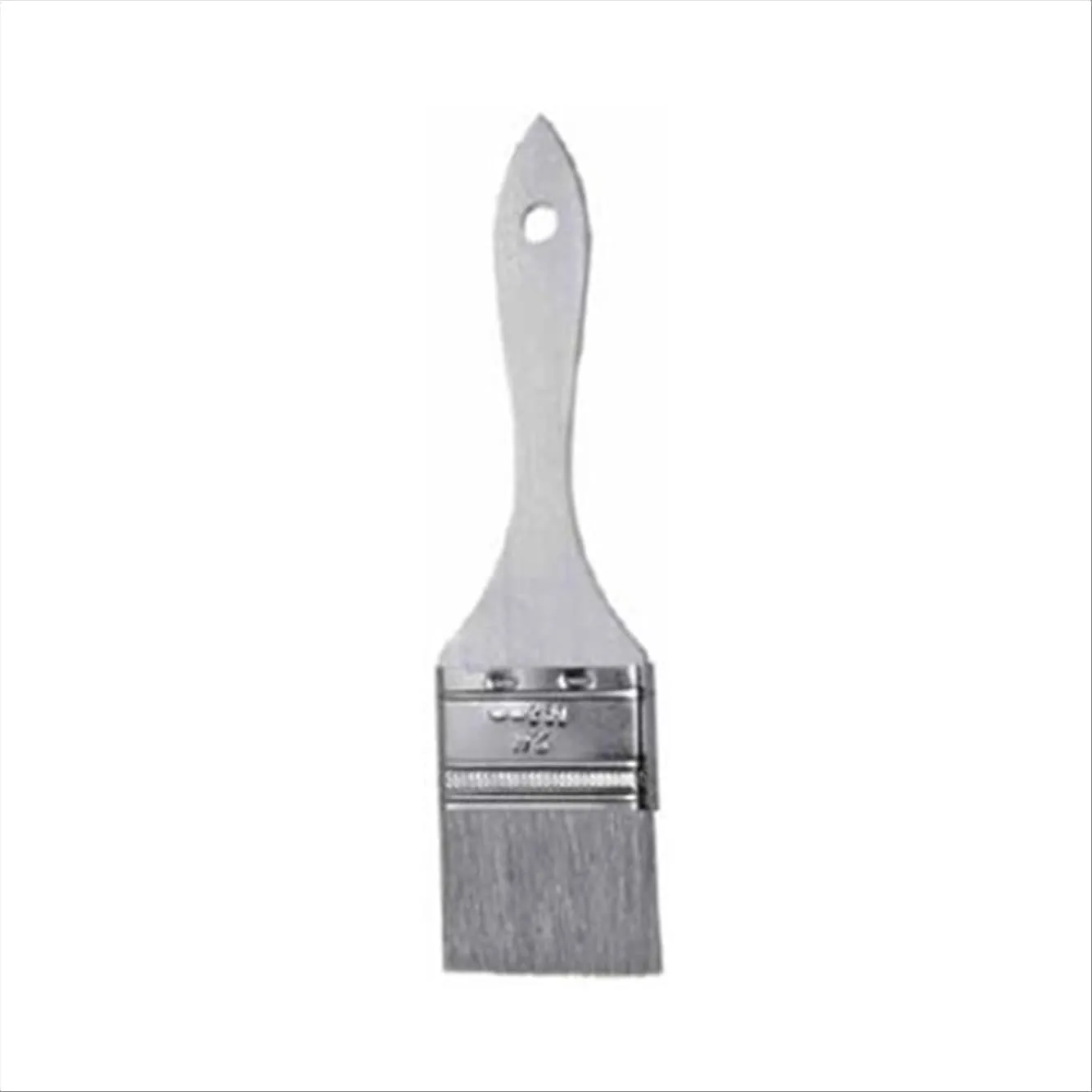 Magnolia Brush Low Cost Paint or Chip Brush with Sanded Handle, 4" Width, White (Case of 12)