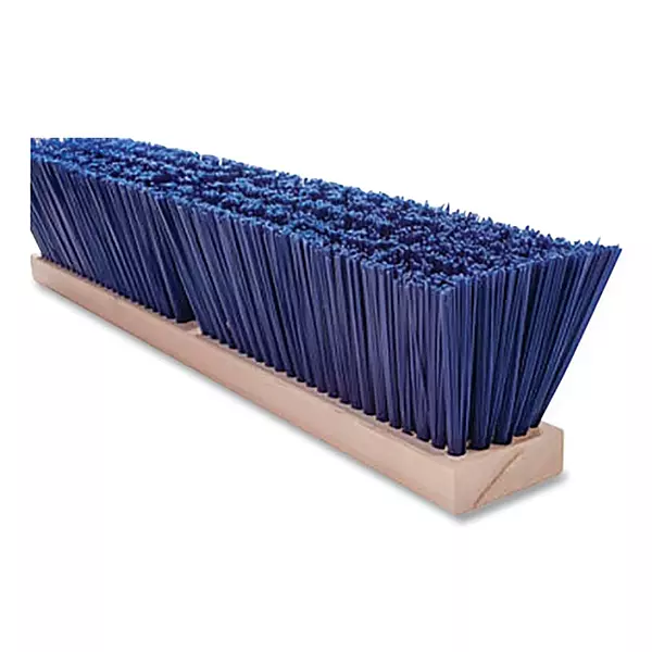 24" BLUE POLY STREETBROOM - FLEXSWEEP