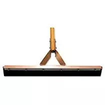 30" DRIVEWAY SQUEEGEE W/WOOD HANDLE