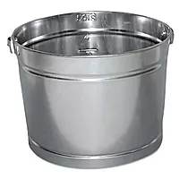 5QT GALVANIZED METAL PAIL