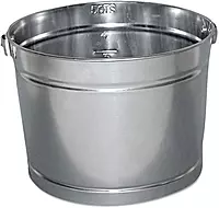 5QT GALVANIZED METAL PAIL