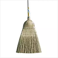 MIXED FIBER WAREHOUSE CORN BROOM, Sold as 1 Bundle