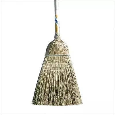 MIXED FIBER WAREHOUSE CORN BROOM, Sold as 1 Bundle