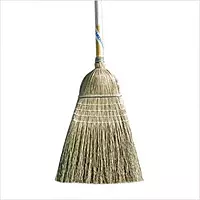 MIXED FIBER WAREHOUSE CORN BROOM, Sold as 1 Bundle