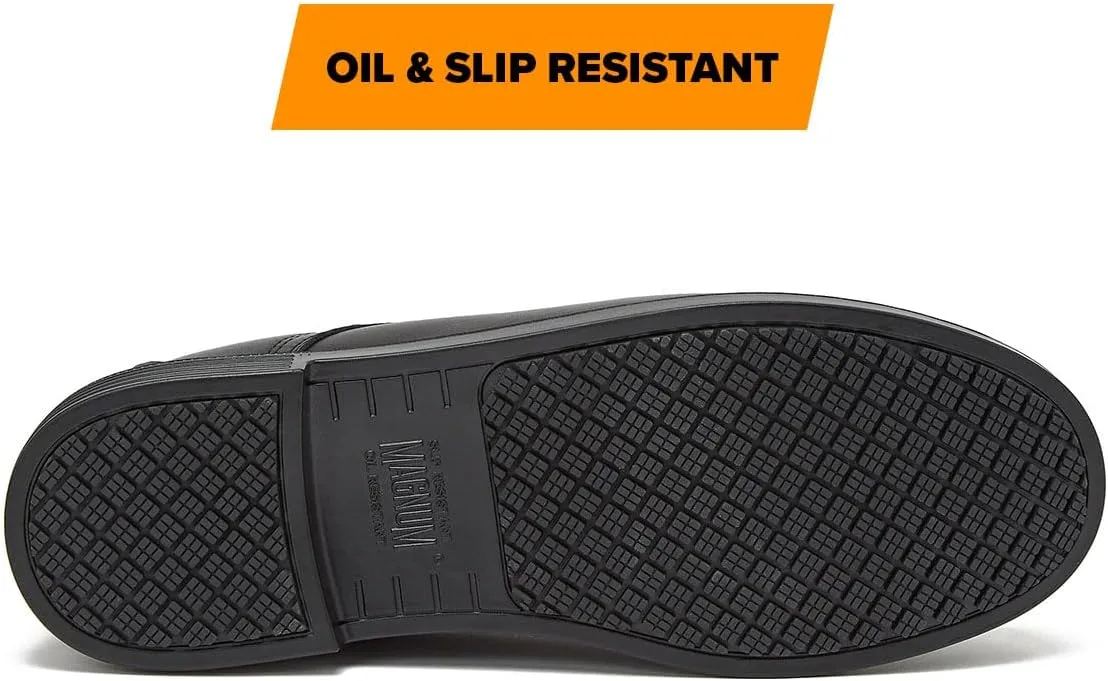 MAGNUM Active Duty Oxford Mens Slip Resistant Work Shoes